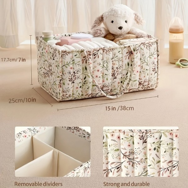 Baby Diaper Caddy Organizer for Nursery and Travel