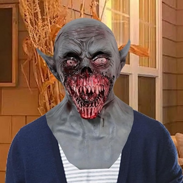 Scary Vampire Latex Mask Halloween Costume Party Accessory