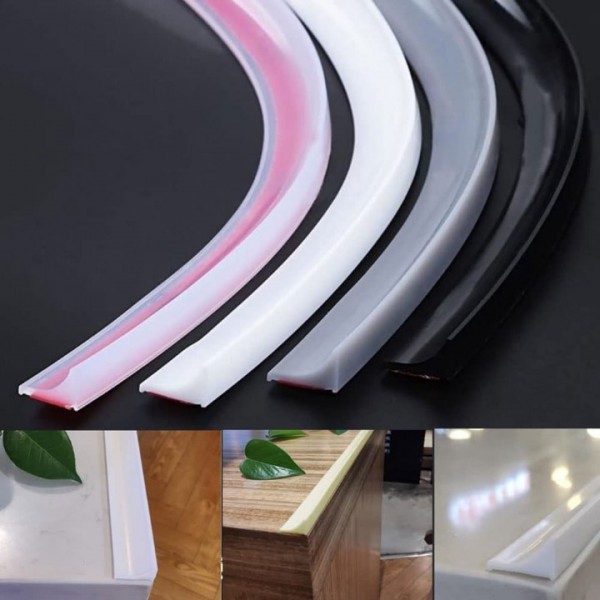 Shower Threshold Water Barrier Water Dam & Sealing Strip for Wet Rooms Bathroom