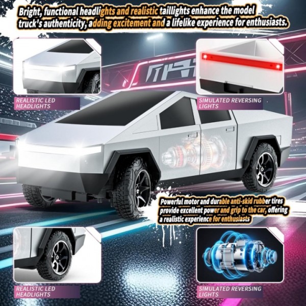 2.4GHz All-Terrain RC Truck Toy with Dual Batteries