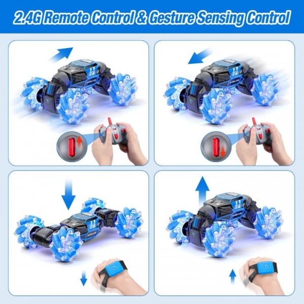 4WD Hand Gesture 360° Sensing RC Transform Stunt Car Off-Road Remote Control