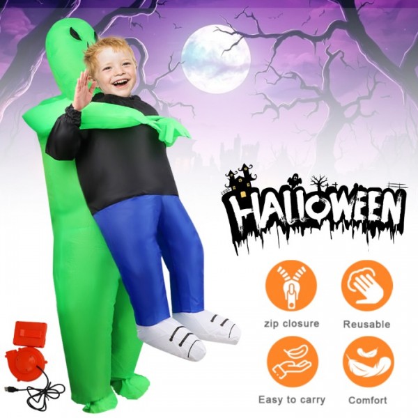 Kids Inflatable Alien Costume for Halloween and Pa...