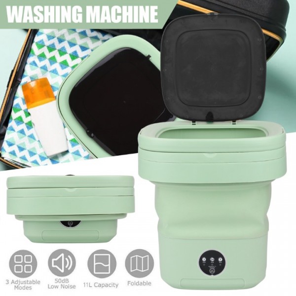 Faltbare Mini-Waschmaschine Reise Camping Waschmaschine Kleine Waschautomat 11L