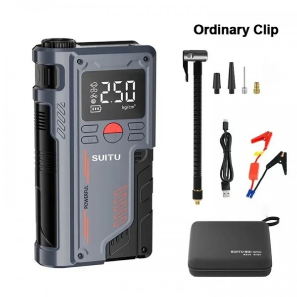 12V Car Jump Starter & Air Compressor with LED