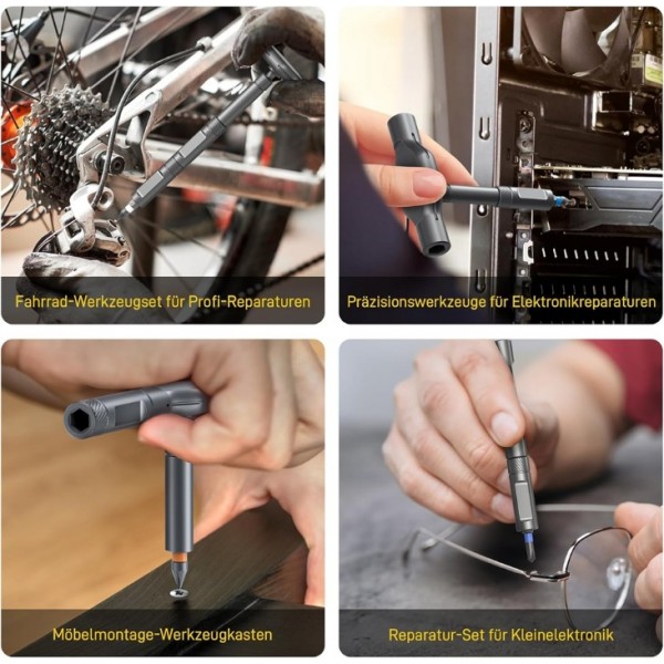 42-in-1 Magnetic Ratchet Screwdriver Set with S2 Steel Bits