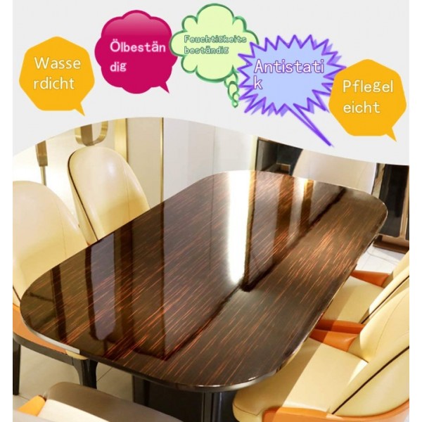 Wandschutzfolie Selbstklebend Transparent Hitzebeständige Küchenfolie 60cm×500cm