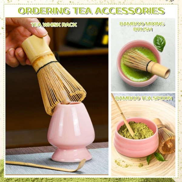 Matcha Whisk Set with Bowl and Tea Accessories