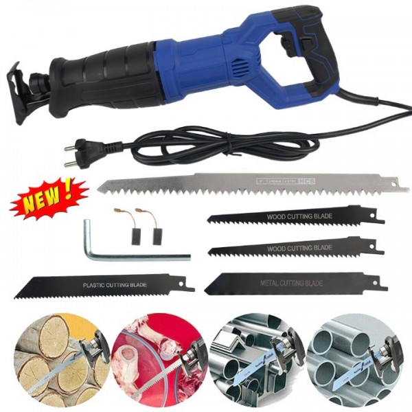 900W Adjustable Corded Reciprocating Saw