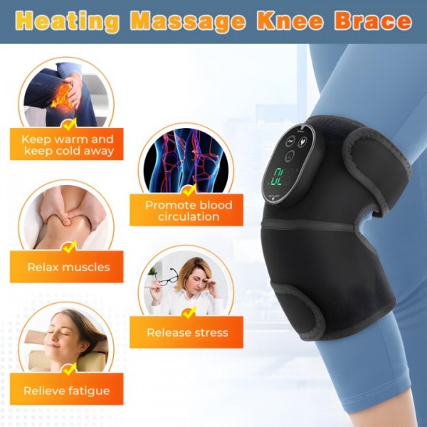Wireless Heated Knee Brace with Touchscreen Control