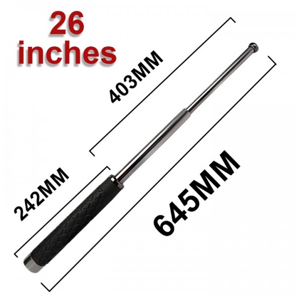  21Zoll Teleskopstange Teleskopstöcke Telescopic Rod Einstellbar Stahl Wanderstoc