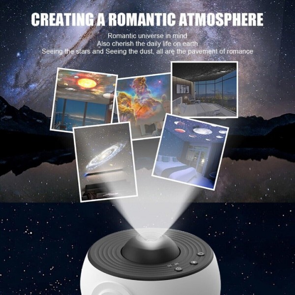 12IN1/Astronaut LED Sternenhimmel Projektor Lampe Nebula Planetarium Nachtlichte